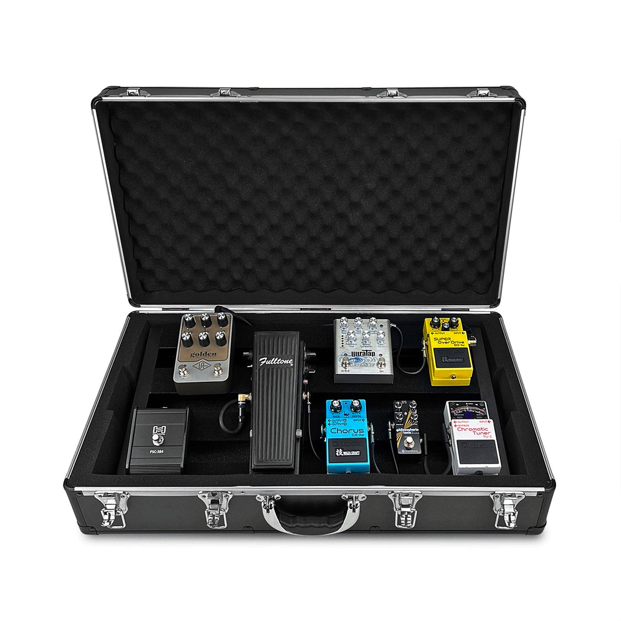 guitar pedal board case UNISON Hard Case For Pedaltrain Classic 2 or Temple Audio DUO 24
