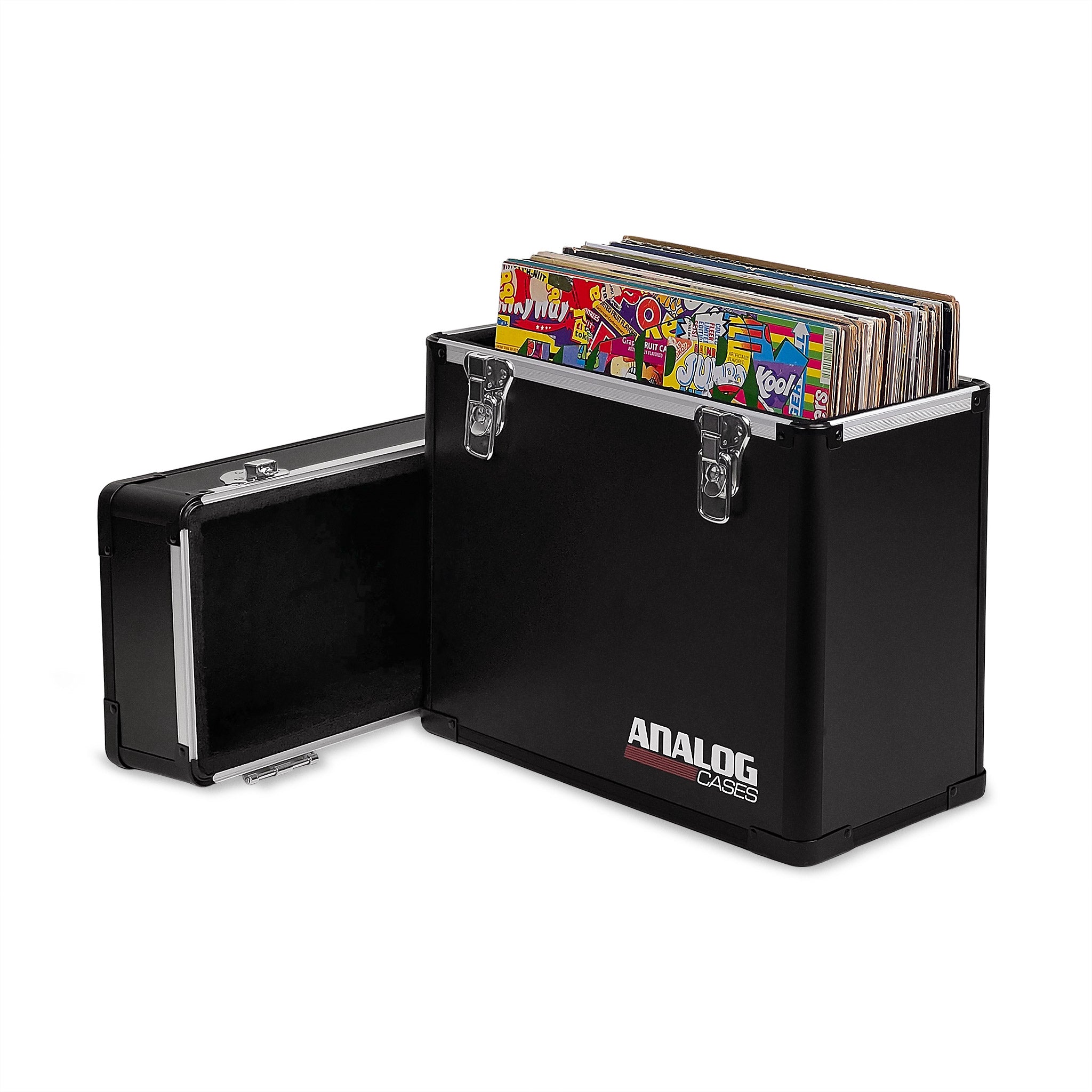 dj cases vinyl records berlin 12" Vinyl Hard Case For DJs Fits 40 Records Analog Cases
